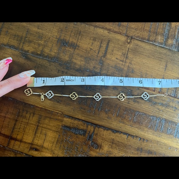 Diamond and 14kt Gold Bracelet - Picture 9 of 12